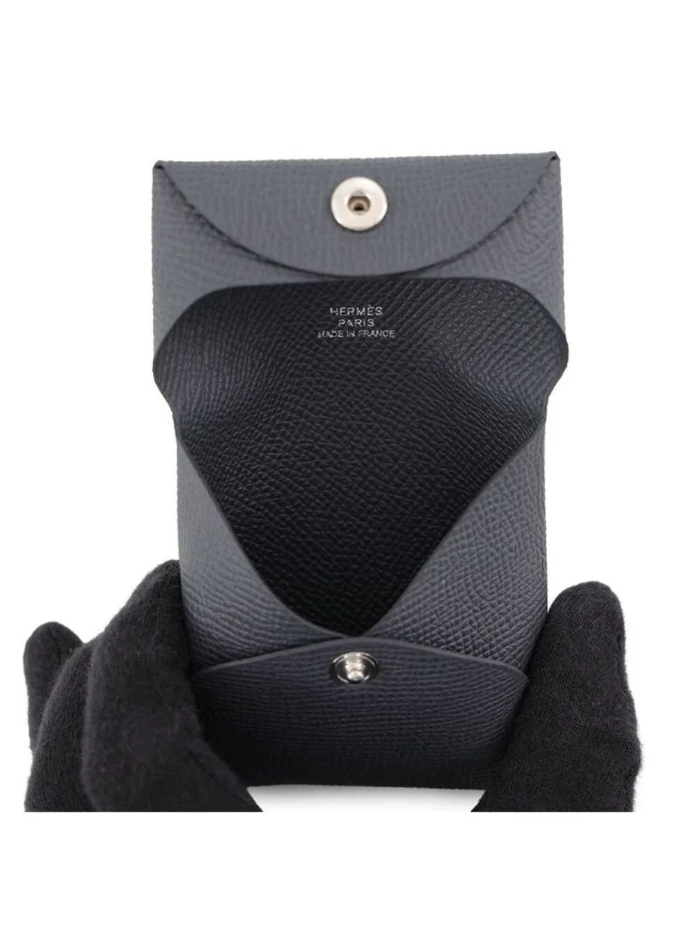 Hermes Coin Purse Bastia Ardoise Epsom